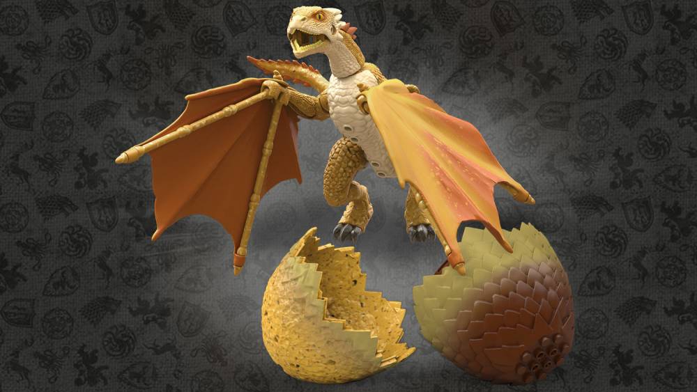Mega Construx Black Series Dragon Egg - Viserion - Game of Thrones 30pcs
