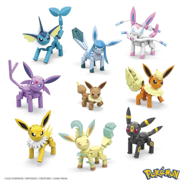 MEGA Pokémon Action Figure Building Toys For Kids, Every Eevee