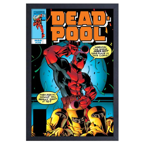 Deadpool - Comic Framed Print