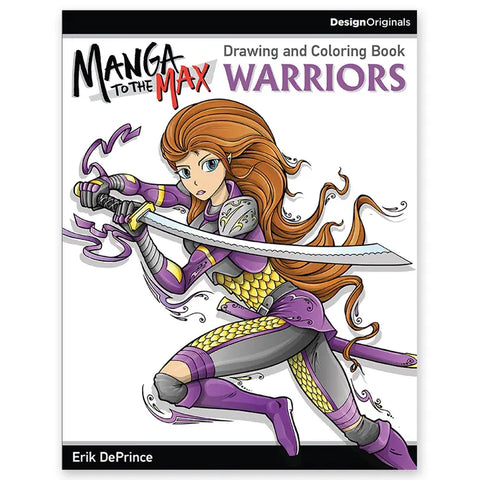 Coloring Book - Manga Warriors