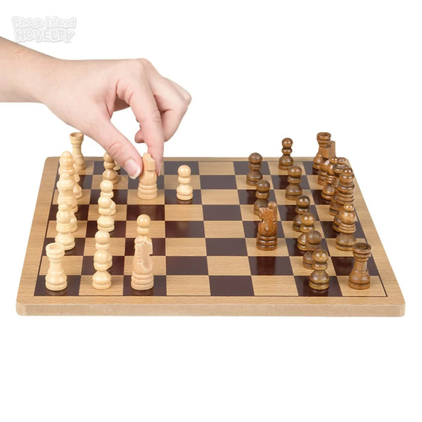 10" Wood Chess Set