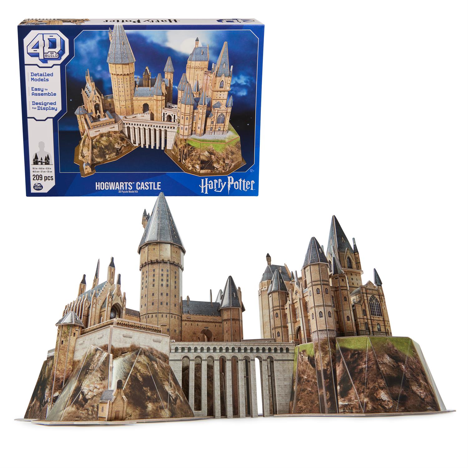 4D BUILD, HARRY POTTER HOGWARTS CASTLE 3D PUZZLE MODEL KIT