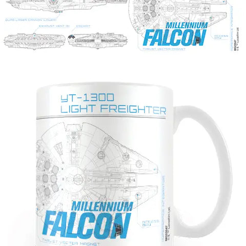 Star Wars - Tfa-Millennium Falcon Sketch Mug