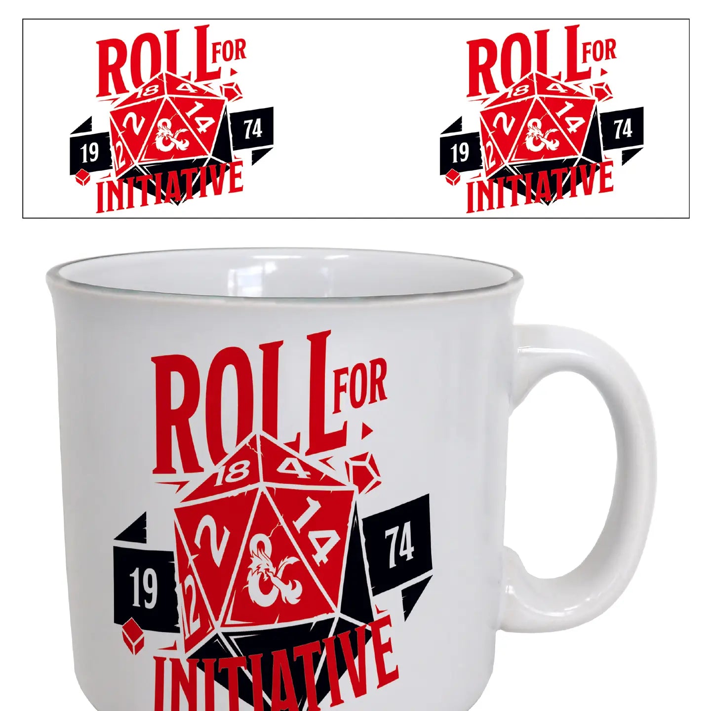 D&D - Roll For Initiative-1974 20oz Camper Mug