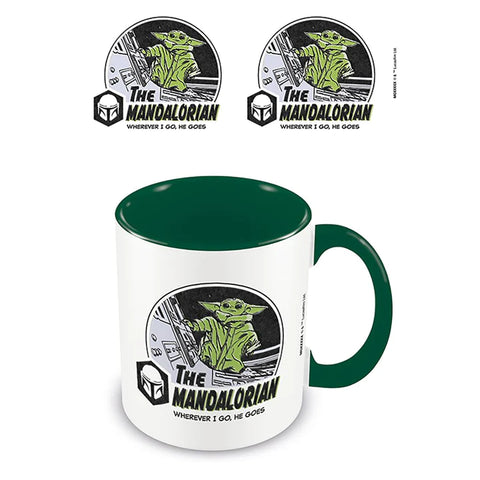 Mandalorian Mug: Wherever I Go, He Goes
