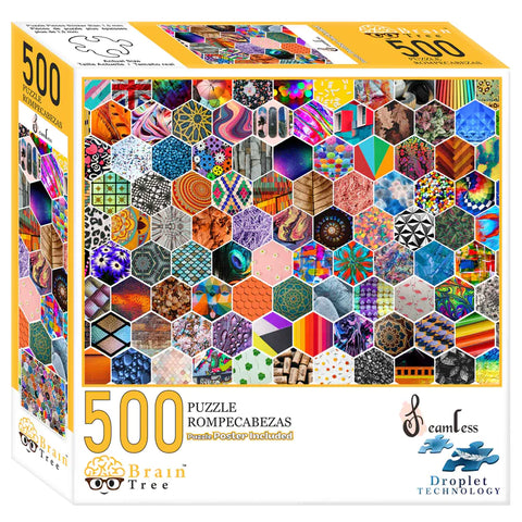Seamless Jigsaw Puzzle 500 Peices