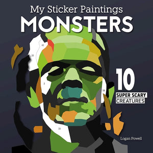 Activity Book - My Sticker Paintings: Monsters