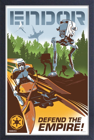 Endor Framed Print