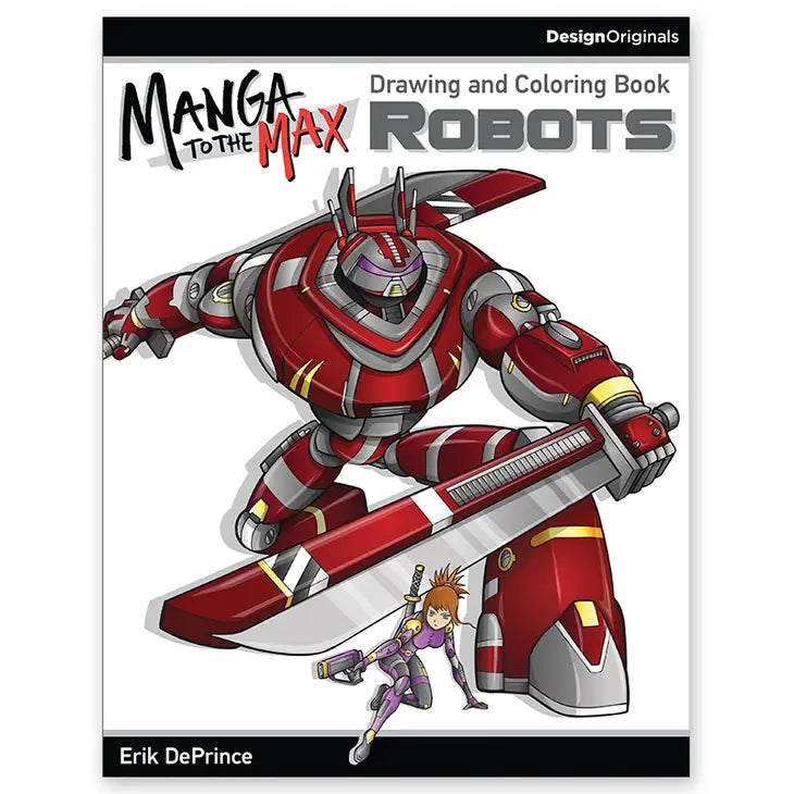 Coloring Book - Manga Robots