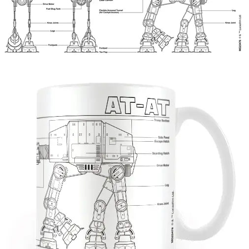 Star Wars - At-At Sketch Mug