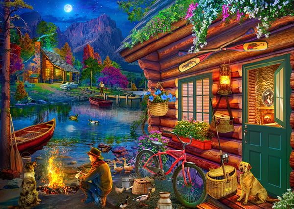Camping Jigsaw Puzzle 1000 Peices