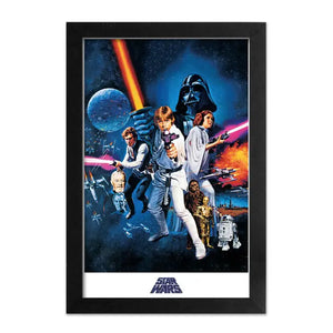 Star Wars - New Hope - One Sheet Framed Print