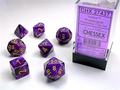 VORTEX® POLYHEDRAL PURPLE/GOLD 7-DIE SET 27437