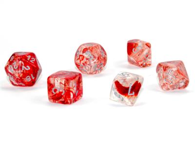 NEBULA® POLYHEDRAL RED/SILVER LUMINARY™ 7-DIE SET
