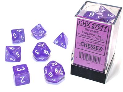 BOREALIS® POLYHEDRAL PURPLE/WHITE LUMINARY™ 7-DIE SET 27577