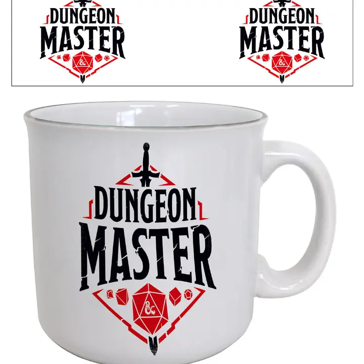 D&D - Dungeon Master-Sword 20oz Camper Mug