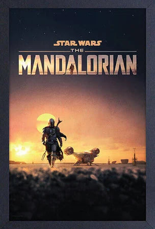 The Mandalorian – Tatooine Landscape Framed Print