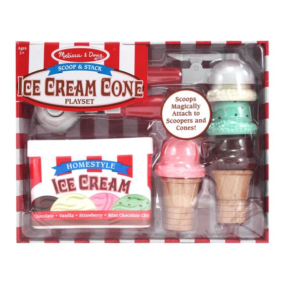 Scoop And Stack Ice Cream Cone Play Set