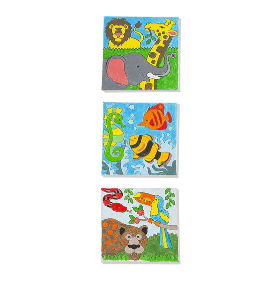 Created by Me! Canvas Painting Set - Animal Portraits