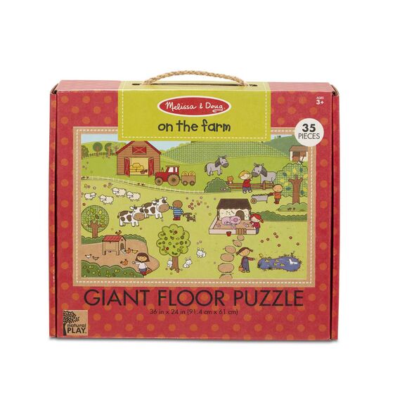 On The Farm - Natural Play Floor Puzzle