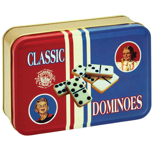 Dominoes Double-Six In Tin