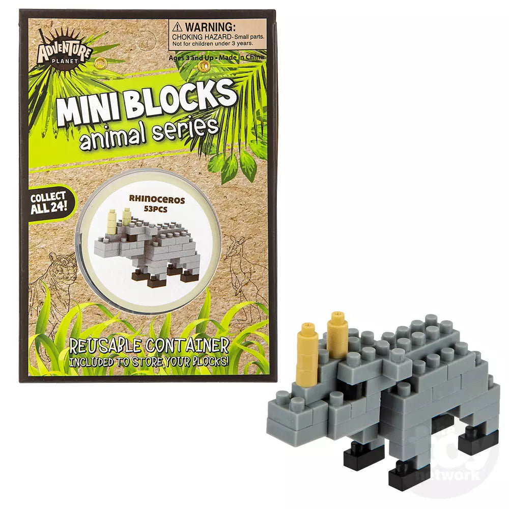 Mini Blocks Rhinoceros