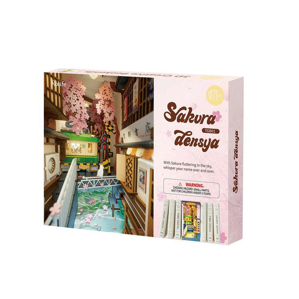 Sakura Densya 3D Miniature House Book Nook
