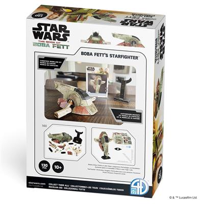 Star Wars Boba Fett's Starfighter 4D Paper Model Kit