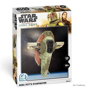 Star Wars Boba Fett's Starfighter 4D Paper Model Kit