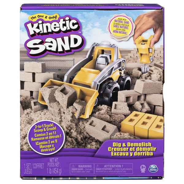 Kinetic Sand Dig And Demolish Truck Play Set