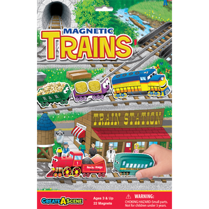 Create-A-Scene Magnetic Trains