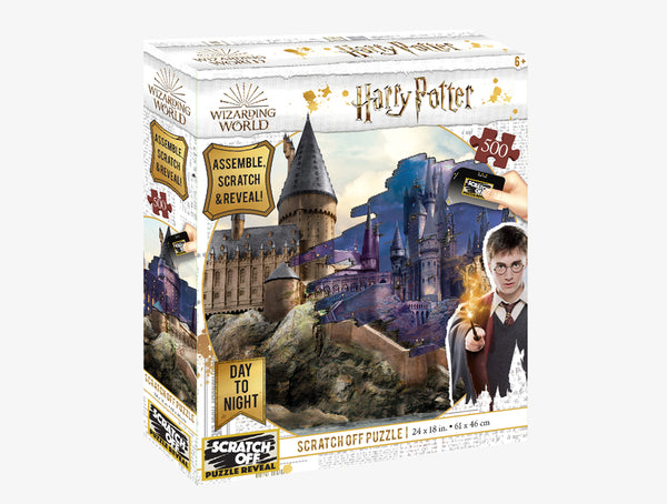Harry Potter Scratch Off Day to Night Puzzle 500 Pieces