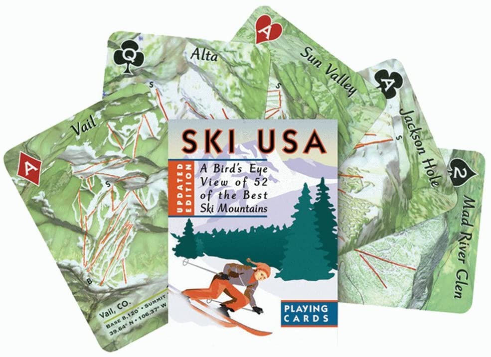 Ski USA Playing cards