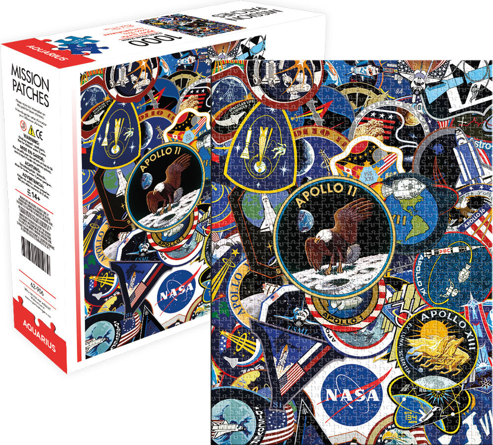 NASA Mission Patches 1000 piece puzzle