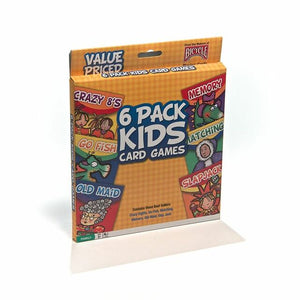 Bicycle Kids Standard Index Playing Cards 6 Set Variety Pack