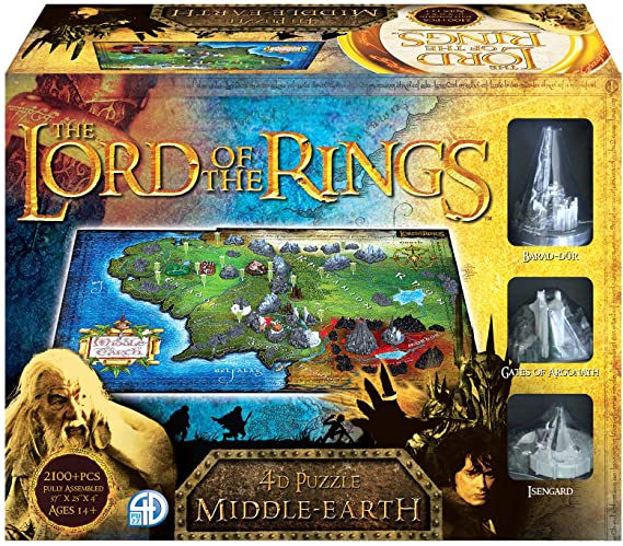 Lord Of The Rings Middle Of The Earth 4D Puzzle