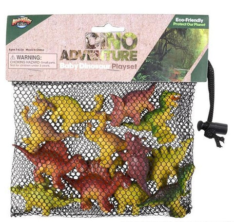 Baby Dinosaur Mesh Bag Play Set