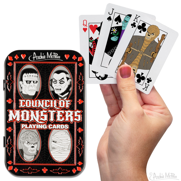Council Of Monsters Playing Cards