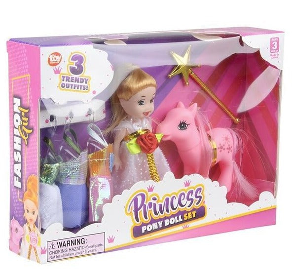 Princess Pony Doll Set