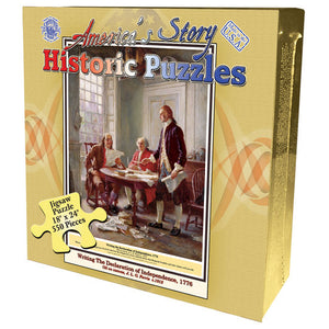 Writing of the Declaration of Independence - Americas Story America's Story Puzzle