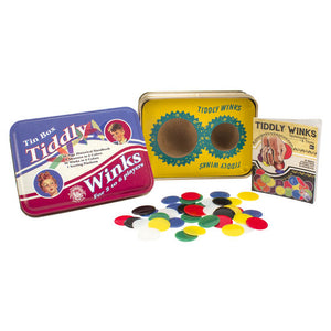 Tiddly Winks in a Classic Toy Tin