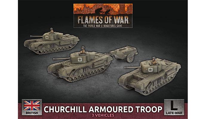 Flames Of War: Churchill Armoured Troop