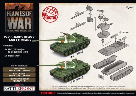 Flames Of War: IS-2 Guards Heavy Tank Company