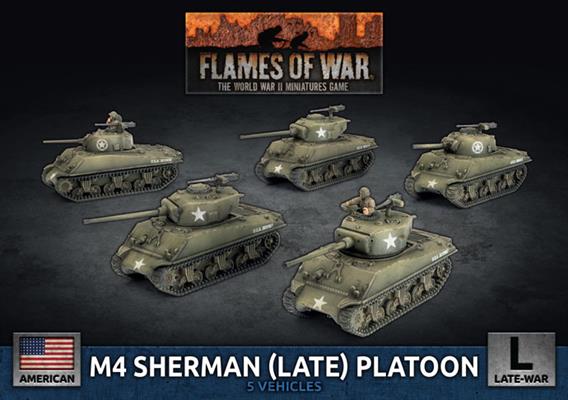 Flames Of War: M4 Sherman (Late) Tank Platoon