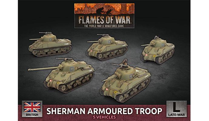 Flames Of War: Sherman Armoured Troop