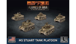 Flames Of War: M5 Stuart Tank Platoon