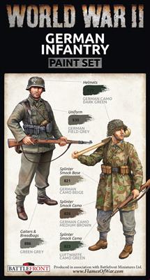 WWII German Infantry Paint Set
