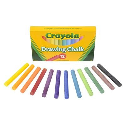 Crayola Chalk Assorted Colors 12PC