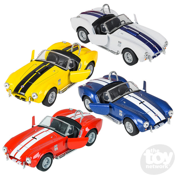 5" Die-Cast Pull Back 1965 Shelby Cobra 427 1:32 Scale