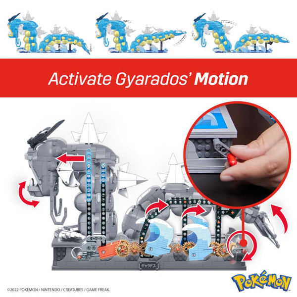 MEGA Pokémon Motion Gyarados Building Toys With Motion Brick